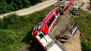 Unfallstelle in Kolbaskowo