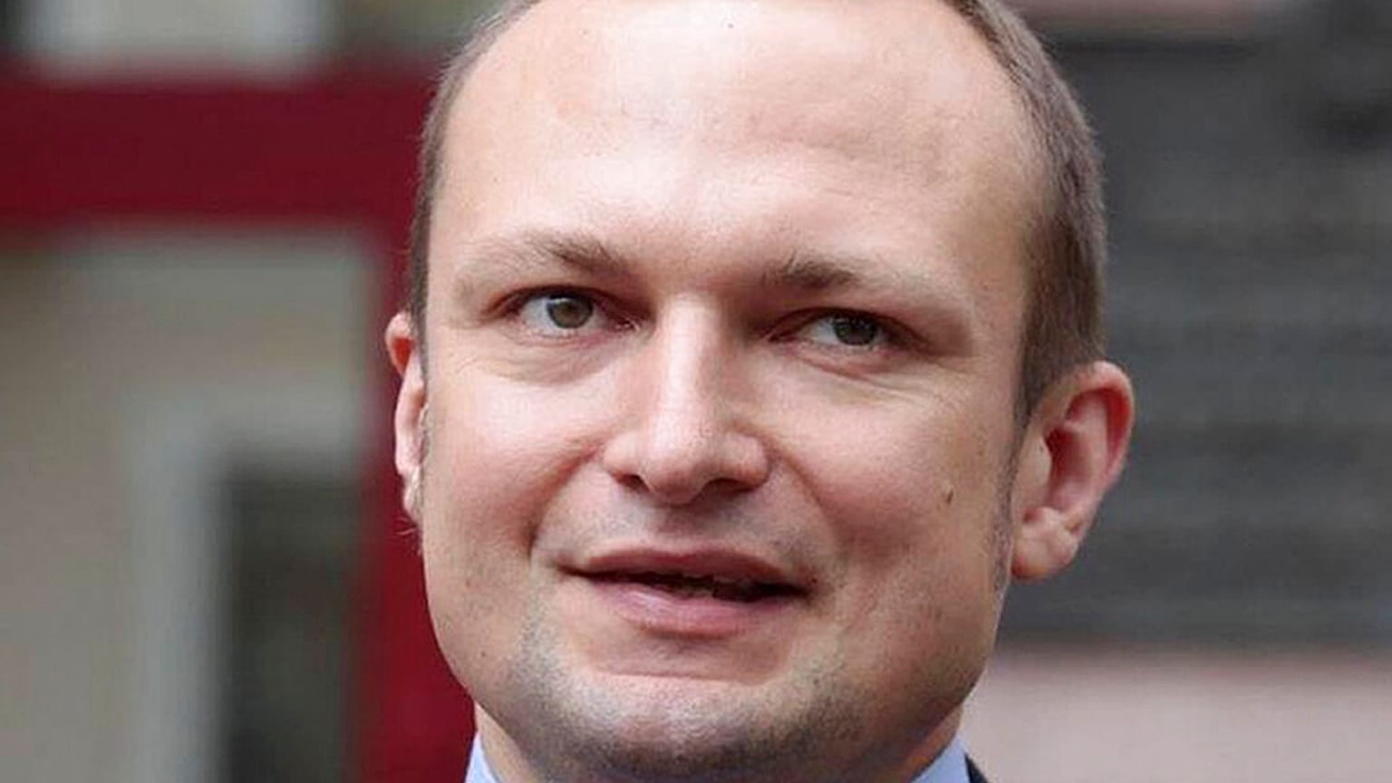 This undated photo provided by Belarusian Human Rights Center "Viasna", shows Andrei Skurko, head of the advertising and marketing department of Nasha Niva newspaper. 