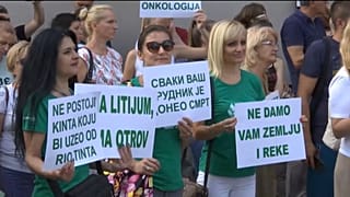 Манифестация в Лознице