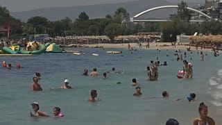 vacanciers à la plage