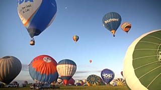 Heißluftballons in Lothringen