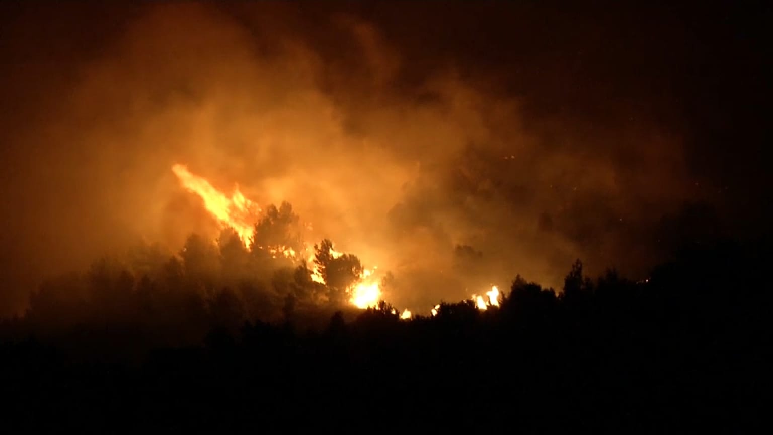 Incendios cerca de Palermo
