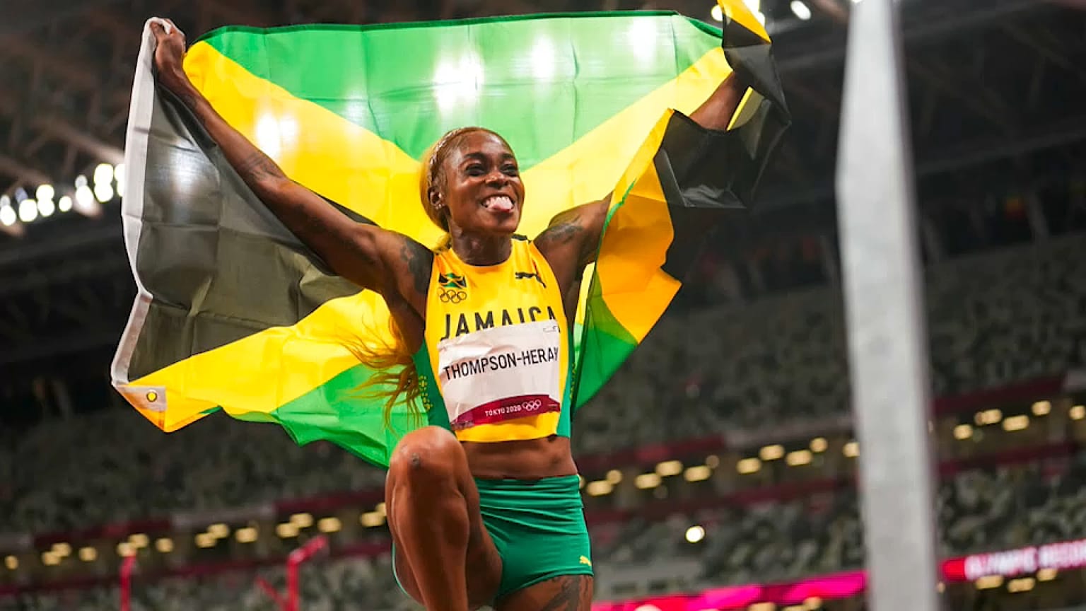 La jamaicana Elaine Thompson-Herah, repite el oro, rozando el récord olímpico