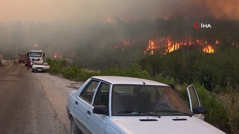 Turkey wildfire