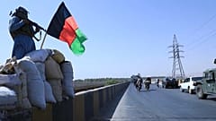 Überwachte Straße bei Herat