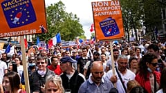 Manifestación en París contra el pase sanitario