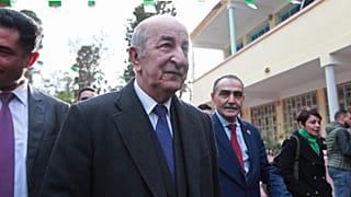 الرئيس الجزائري عبد المجيد تبون