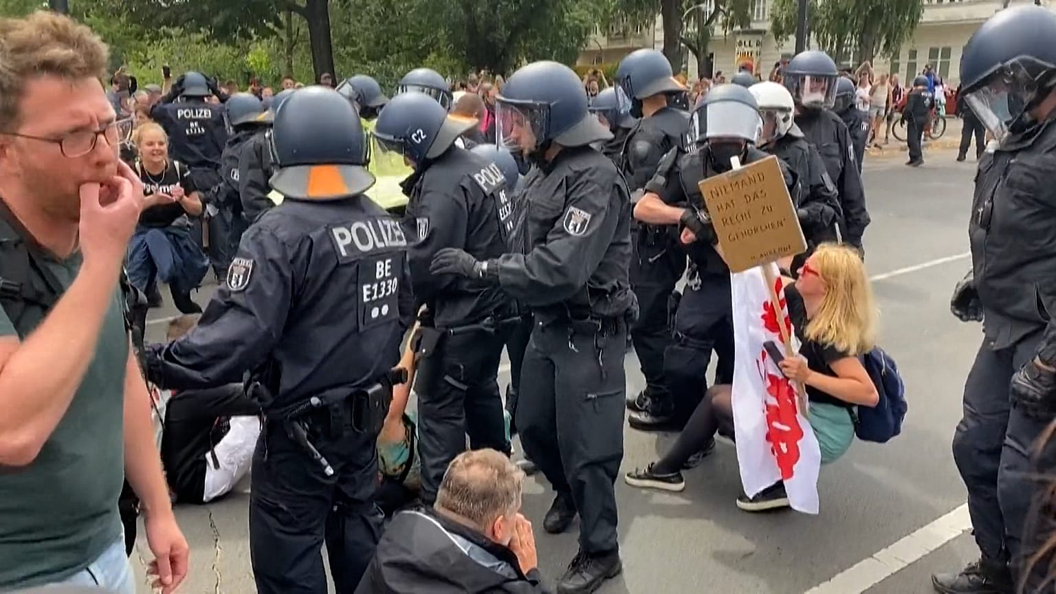 Berlin scuffles