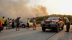 Εικόνα από τη μεγάλη πυρκαγιά στη Ρόδο