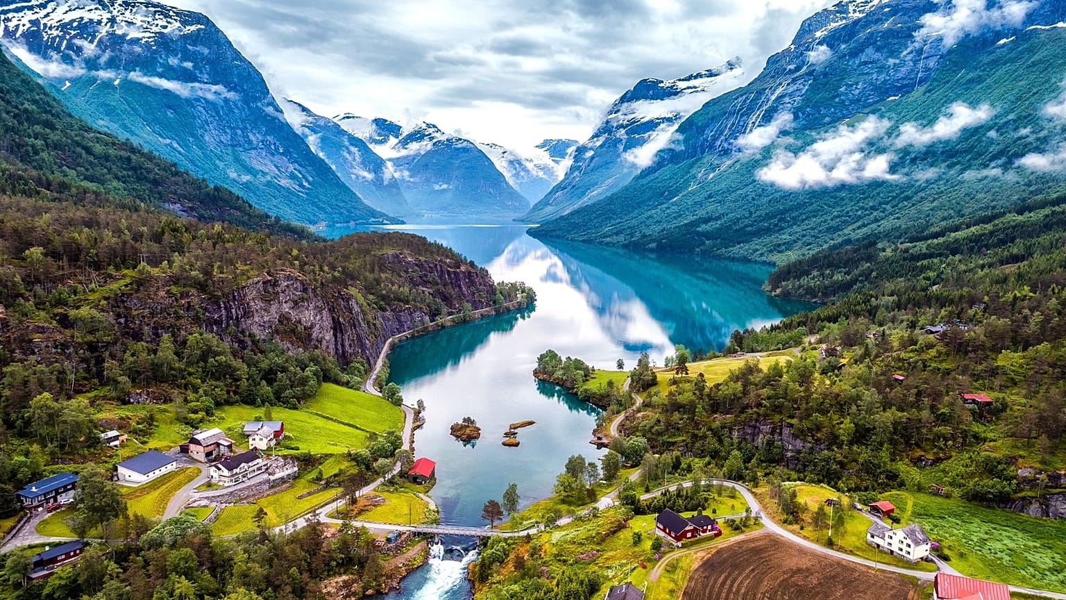 Norway is the leading country in renewable energy usage in the world