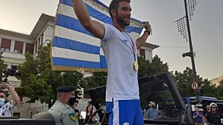 Υποδοχή του Ολυμπιονίκη Στέφανου Ντούσκου στα Ιωάννινα
