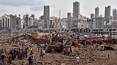 Die Aufräumarbeiten in Beirut sind vor allem am Explosionsort im Hafen noch nicht beendet