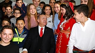Φωτογραφία από την επίσκεψη Ερντογάν στην Κομοτηνή το 2017