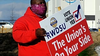 Nearly 6,000 Amazon warehouse workers in Bessemer, Alabama rejected unionisation. Of those, roughly half voted.