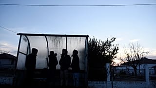 مهاجران افغان در نزدیکی مرز بین ترکیه و یونان