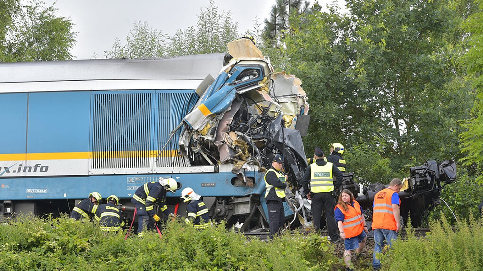 Accidente de tren en República Checa