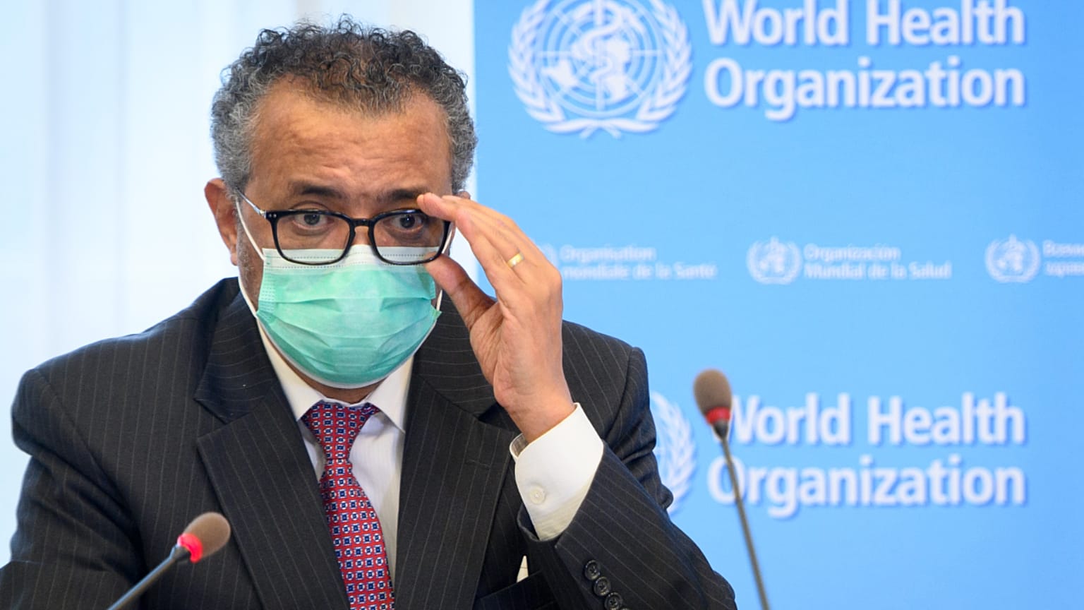 المدير العام لمنظمة الصحة العالمية تيدروس أدهانوم غيبرييسوس