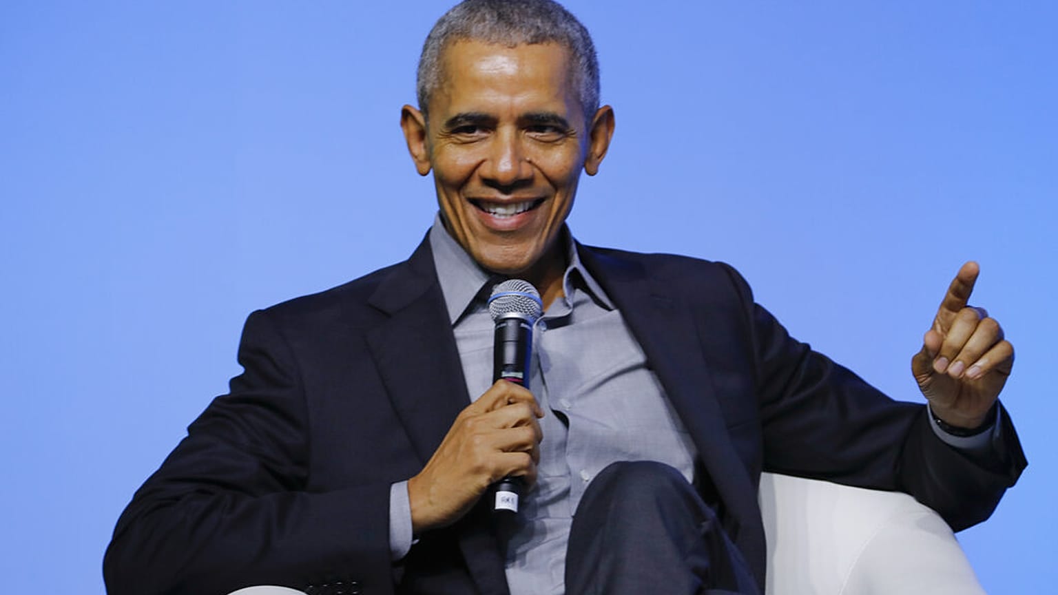 Barack Obama all'evento "Gathering of Rising Leaders in the Asia Pacific" organizzato dalla Fondazione Obama a Kuala Lumpur, Malesia, 13 dicembre 2019