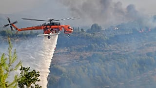 Yunanistan'da orman yangınları