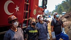 Freiwillige Helfer nahe Marmaris