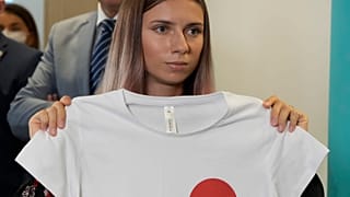 Кристина Тимановская дала пресс-конференцию в Польше