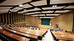 A lecture hall at the University of Strasbourg in France
