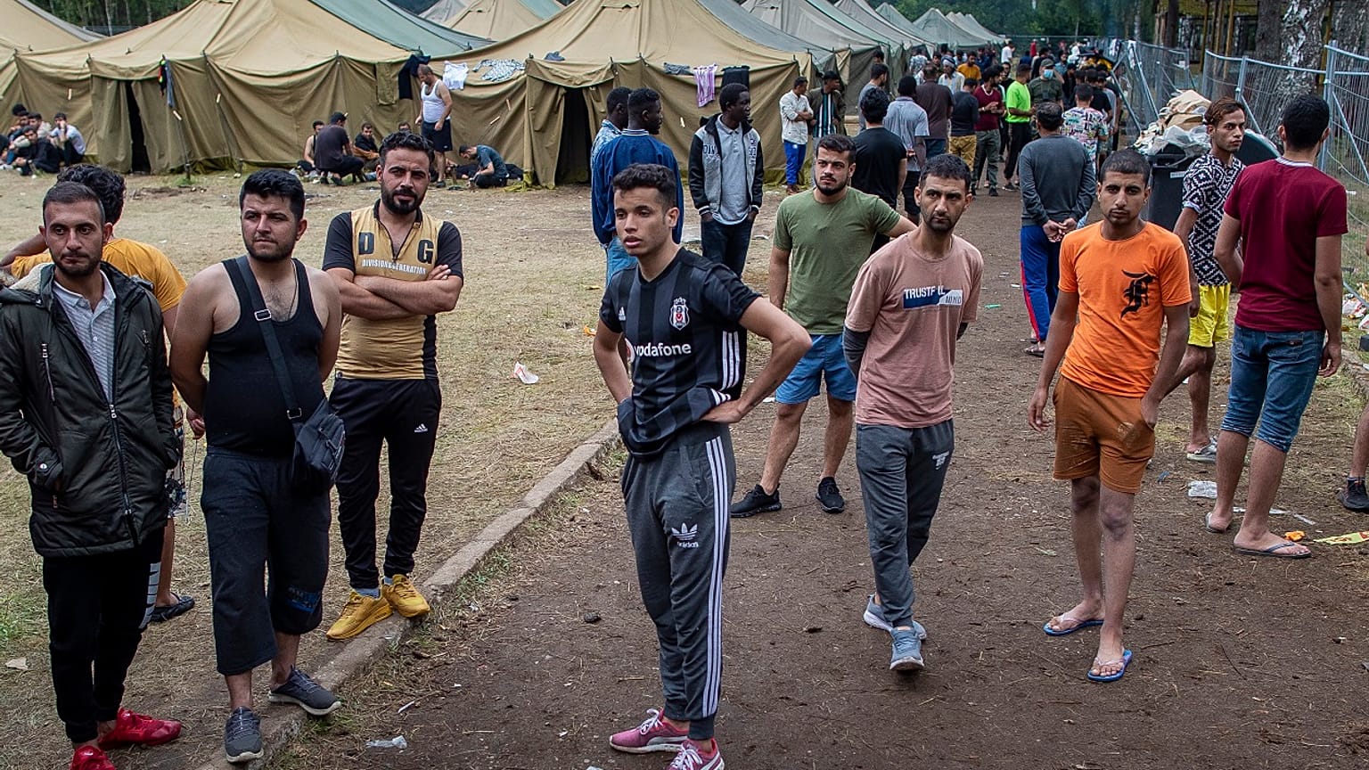 Flüchtlingslager nahe Vilnius
