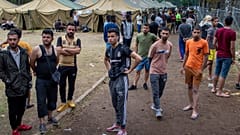 Flüchtlingslager nahe Vilnius
