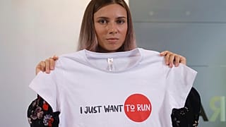 Krystsina Tsimanouskaya arrived in Poland on Wednesday after being granted a humanitarian visa