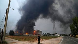 Η φωτιά στις Αφίδνες Αττικής