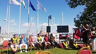 A balatonlellei sajtótájékoztató 