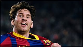نجم نادي برشلونة ليونيل ميسي