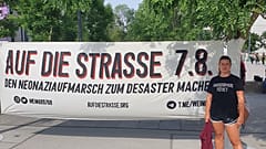 Protest gegen den Neonazi-Aufmarsch in Weimar mit Lena Saniye Güngör