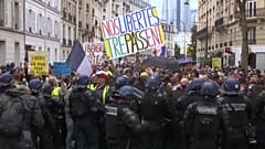 Protestas contra el pasaporte covid en varias capitales europeas