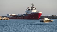 Die "Ocean Viking" bei einer früheren Ankunft in Sizilien