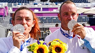 San Marinolu, gümüş madalya kazanan sporcular