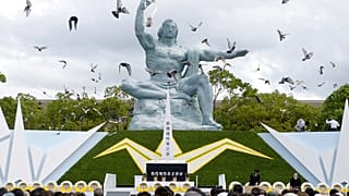 Die Stadt Nagasaki gedachte der Opfer des Atombombenabwurfs