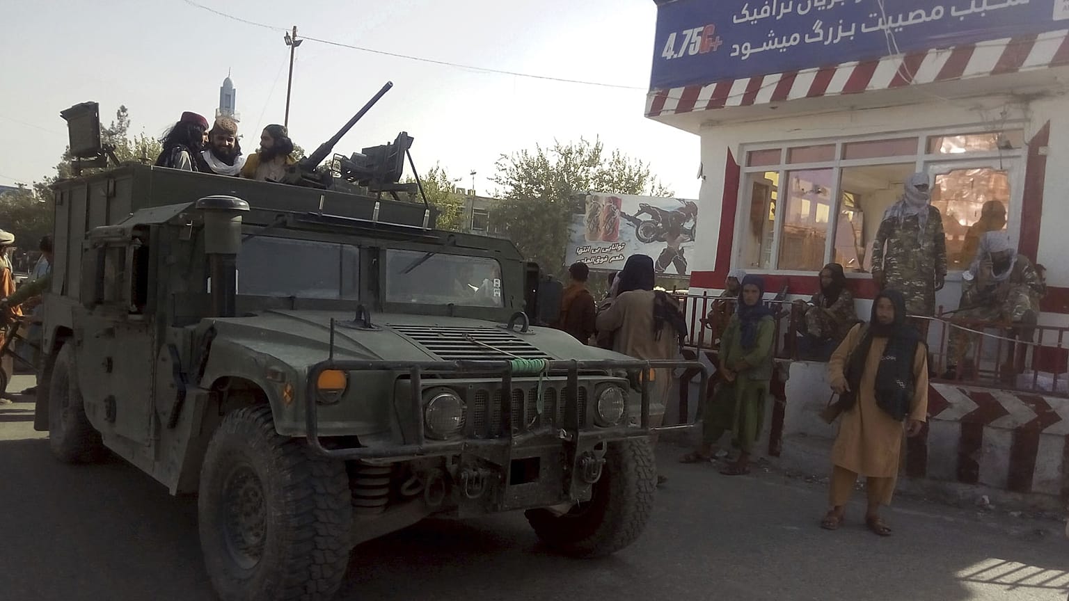 Archives : combattants talibans à Kunduz, dans le nord-est de l'Afghanistan, le 9 août 2021