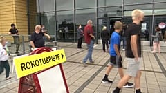 Impfstelle in Finnland