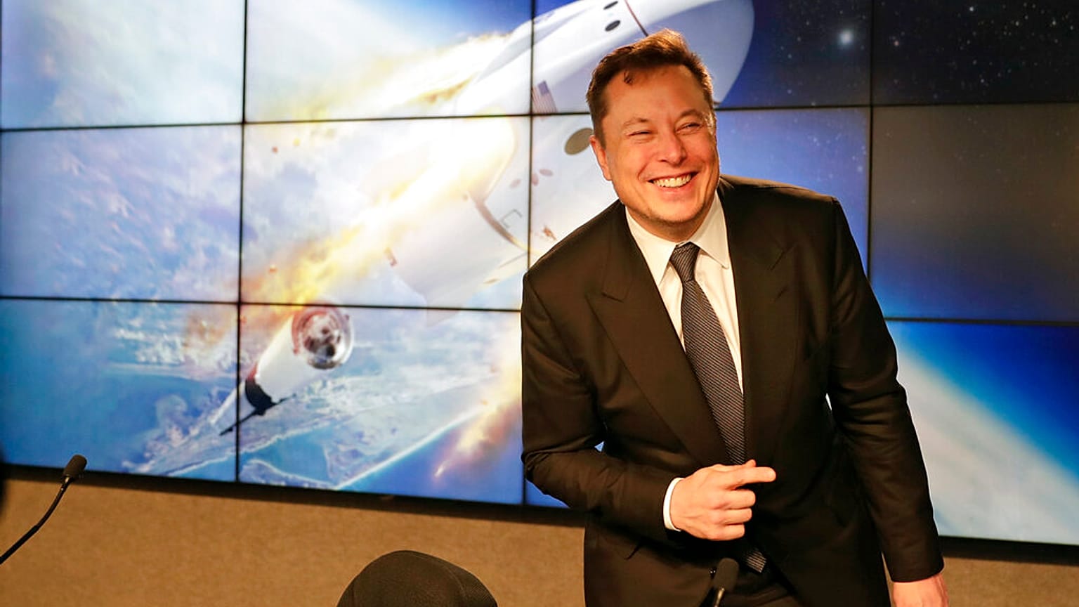Tesla ve Space X'in CEO'su girişimci iş insanı Elon Musk.