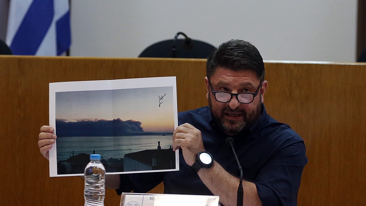 Ο υφυπουργός Πολιτικής Προστασίας και Διαχείρισης Κρίσεων, Νίκος Χαρδαλιάς