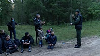 На латвийско-белорусской границе