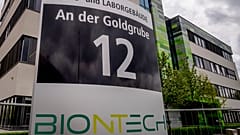 Almanya'nın Mainz şehrinde bulunan BioNTech'in genel merkezinden bir kare.