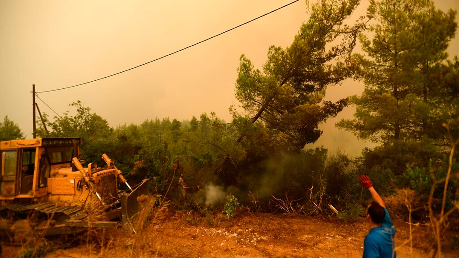 greece fires