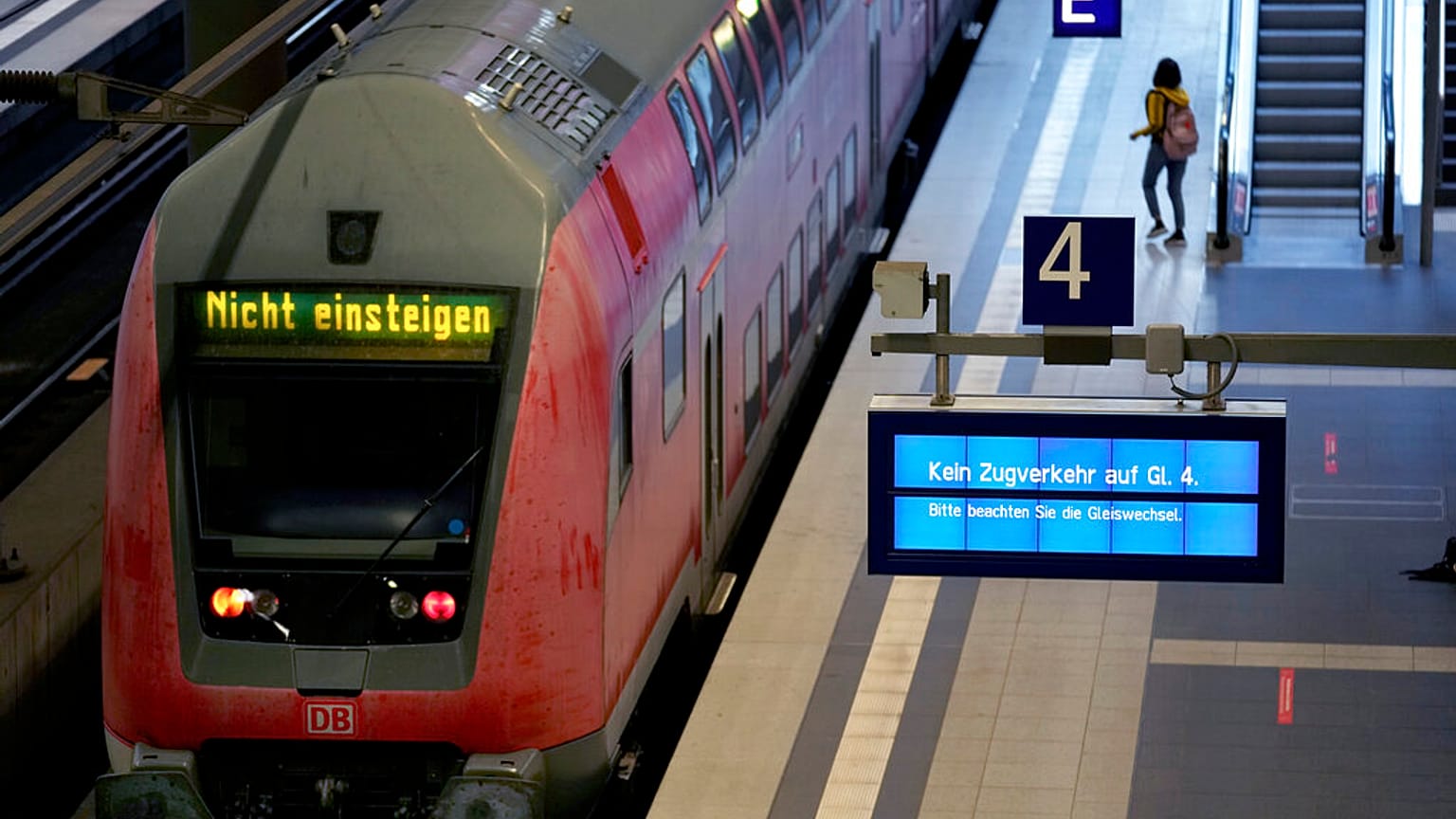 Tren parado en Alemania