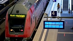 Tren parado en Alemania