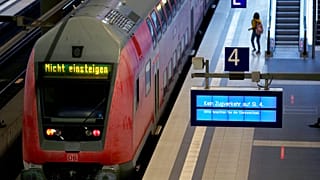 Tren parado en Alemania