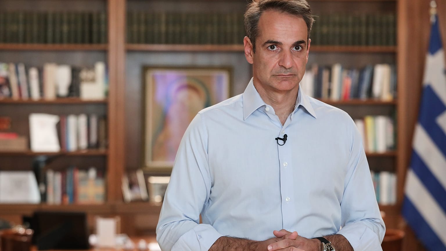 Ο Έλληνας πρωθυπουργός, Κυριάκος Μητσοτάκης