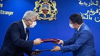 وزرای خارجه مراکش و اسرائیل