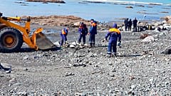 Wrack in 100 m Tiefe: Hubschrauber stürzt auf Kamtschatka in Vulkansee